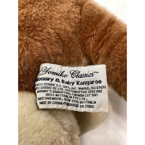 14” Russ Berrie Yomiko Classics Mommy & Joey Kangaroo Plush Soft Stuffed Animal - Picture 16 of 16